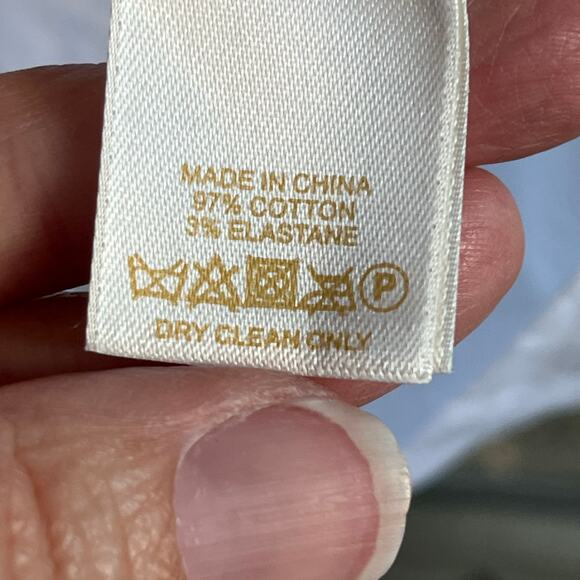 Kate Spade Women's White Ruffled Front Sleeveless Top Size 8 - Picture 6 of 6